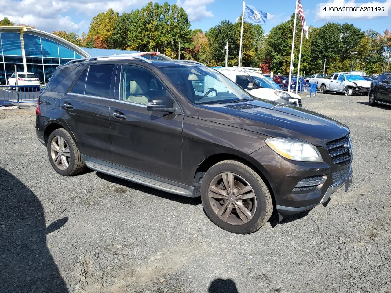 2014 Mercedes-Benz Ml 350 Bluetec VIN: 4JGDA2EB6EA281495 Lot: 74985804