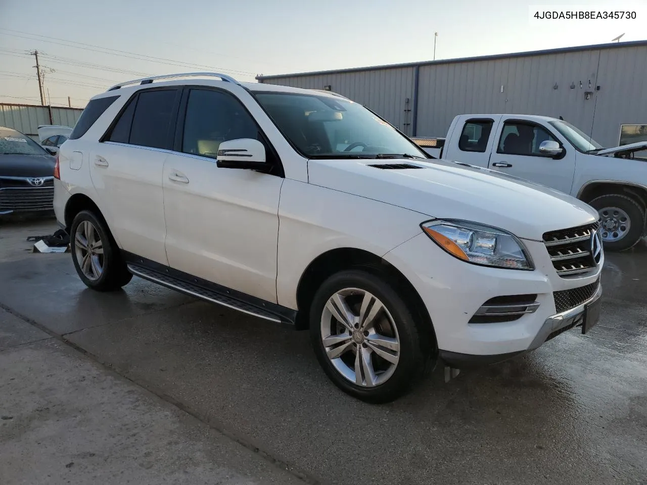 2014 Mercedes-Benz Ml 350 4Matic VIN: 4JGDA5HB8EA345730 Lot: 75442974