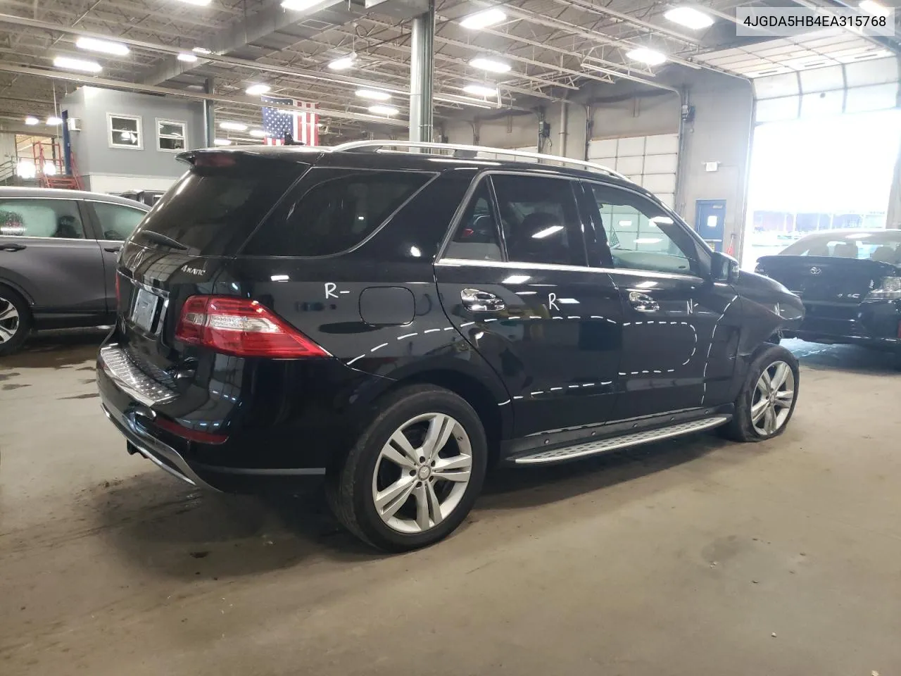 2014 Mercedes-Benz Ml 350 4Matic VIN: 4JGDA5HB4EA315768 Lot: 75668154