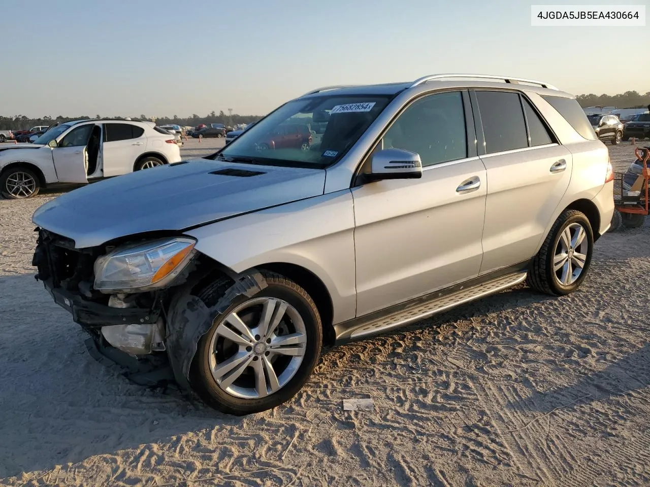 2014 Mercedes-Benz Ml 350 VIN: 4JGDA5JB5EA430664 Lot: 75682854