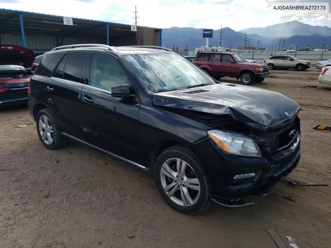 2014 Mercedes-Benz Ml 350 4Matic VIN: 4JGDA5HB9EA272173 Lot: 75712334