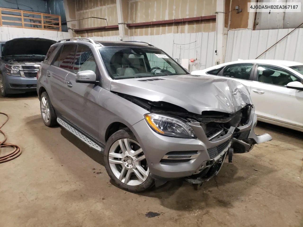 2014 Mercedes-Benz Ml 350 4Matic VIN: 4JGDA5HB2EA367187 Lot: 76107044