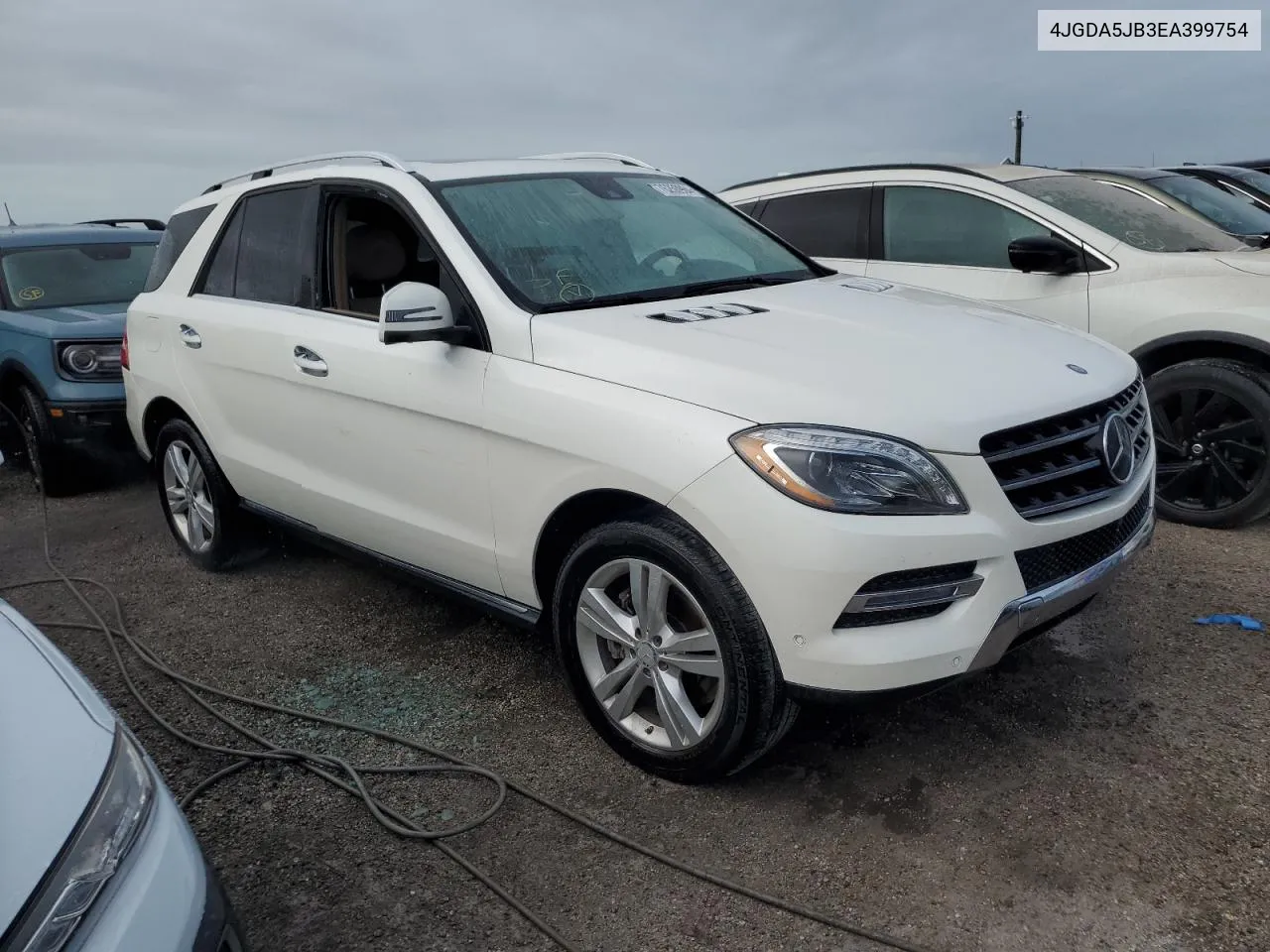 2014 Mercedes-Benz Ml 350 VIN: 4JGDA5JB3EA399754 Lot: 76250964