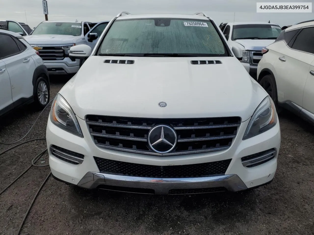 2014 Mercedes-Benz Ml 350 VIN: 4JGDA5JB3EA399754 Lot: 76250964