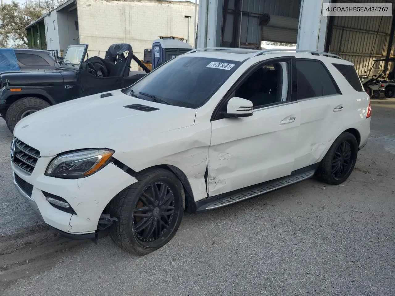 2014 Mercedes-Benz Ml 350 4Matic VIN: 4JGDA5HB5EA434767 Lot: 76265504