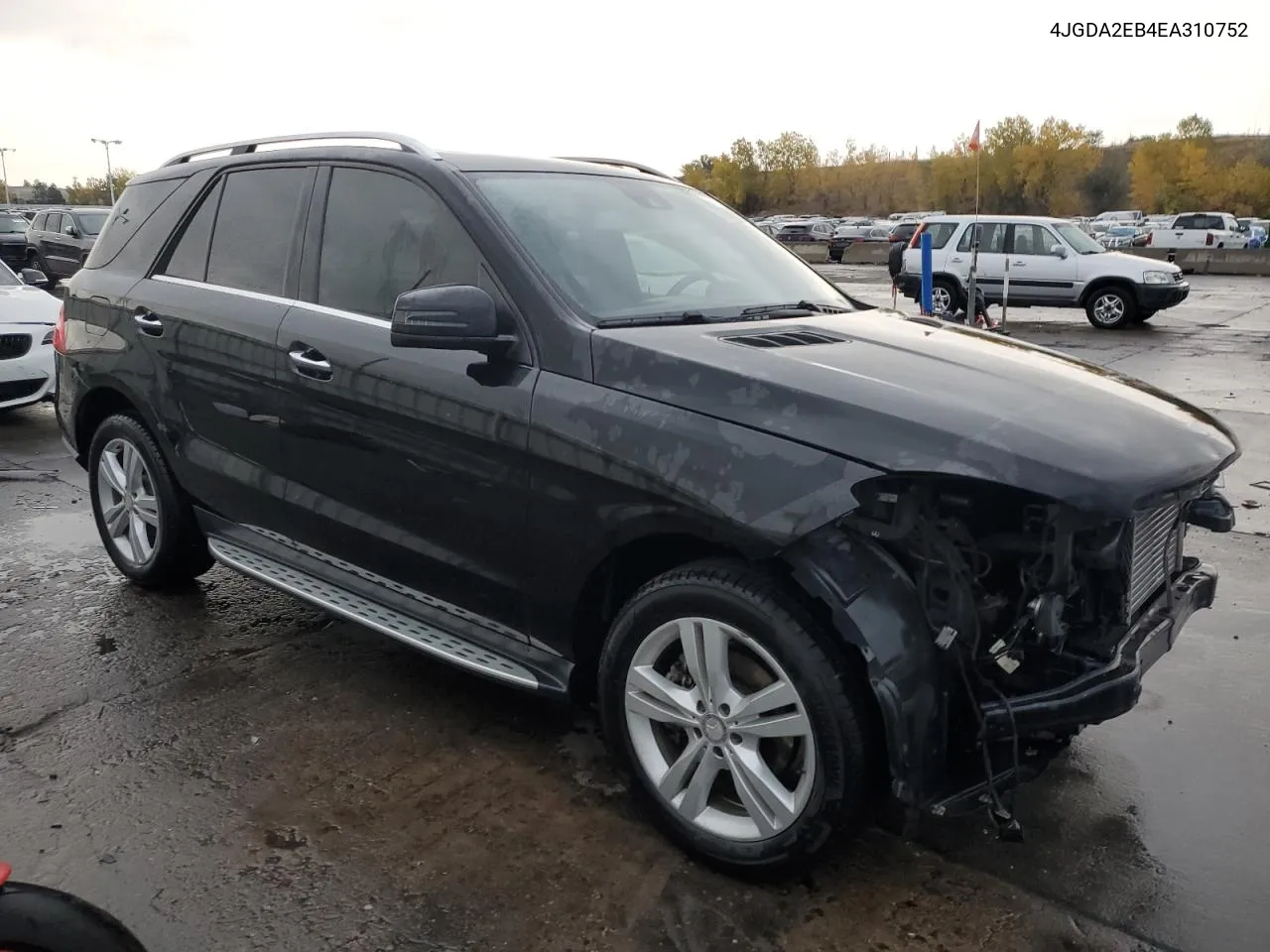 2014 Mercedes-Benz Ml 350 Bluetec VIN: 4JGDA2EB4EA310752 Lot: 76296804