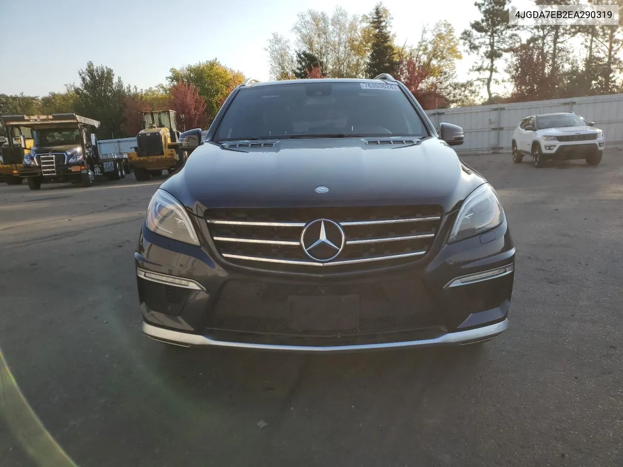 2014 Mercedes-Benz Ml 63 Amg VIN: 4JGDA7EB2EA290319 Lot: 76353624