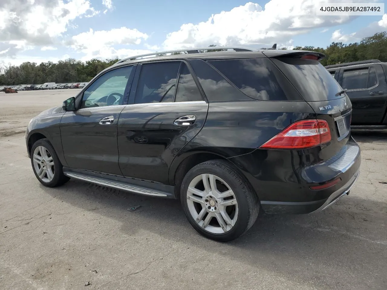 2014 Mercedes-Benz Ml 350 VIN: 4JGDA5JB9EA287492 Lot: 76883234