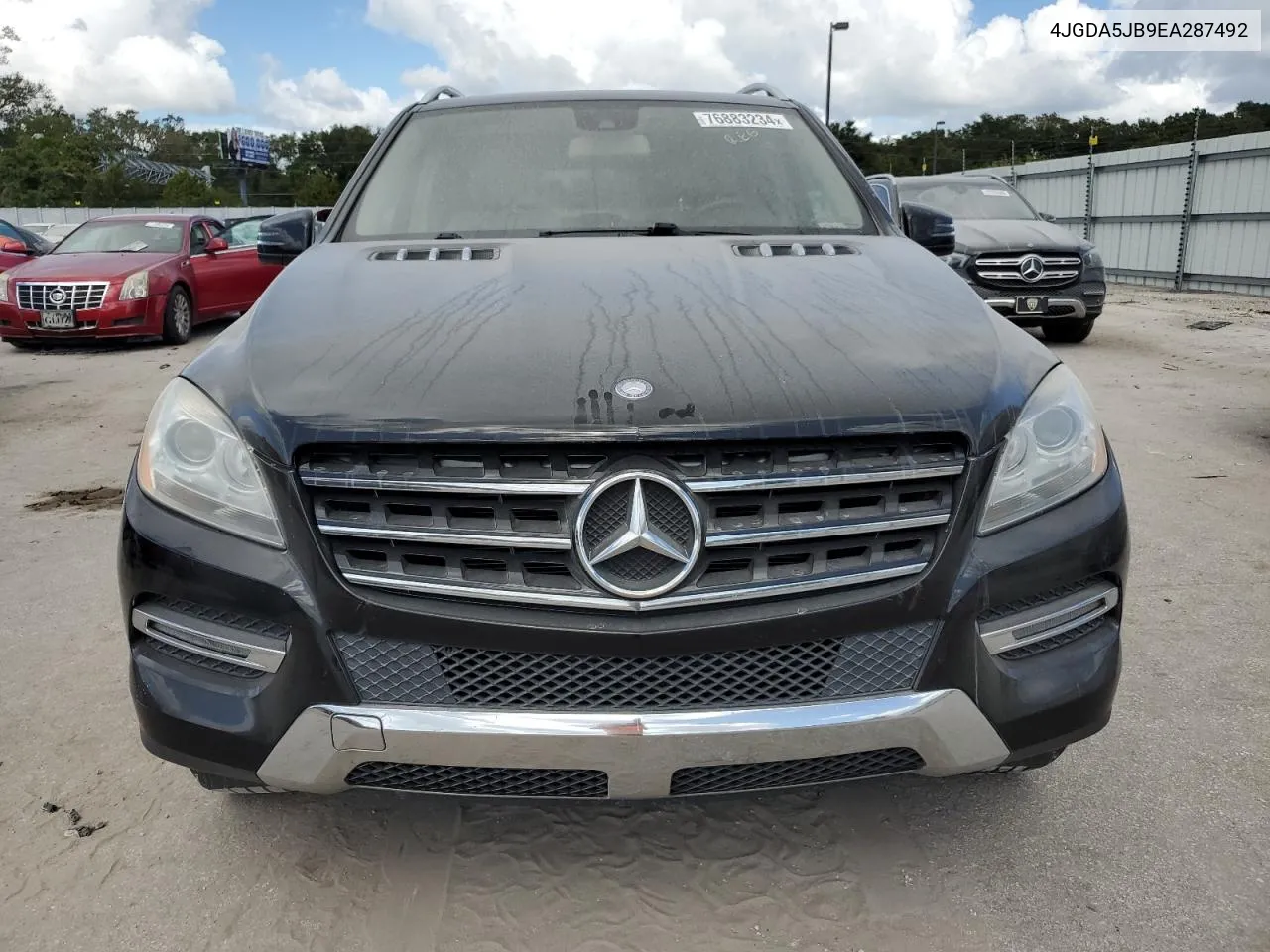 2014 Mercedes-Benz Ml 350 VIN: 4JGDA5JB9EA287492 Lot: 76883234