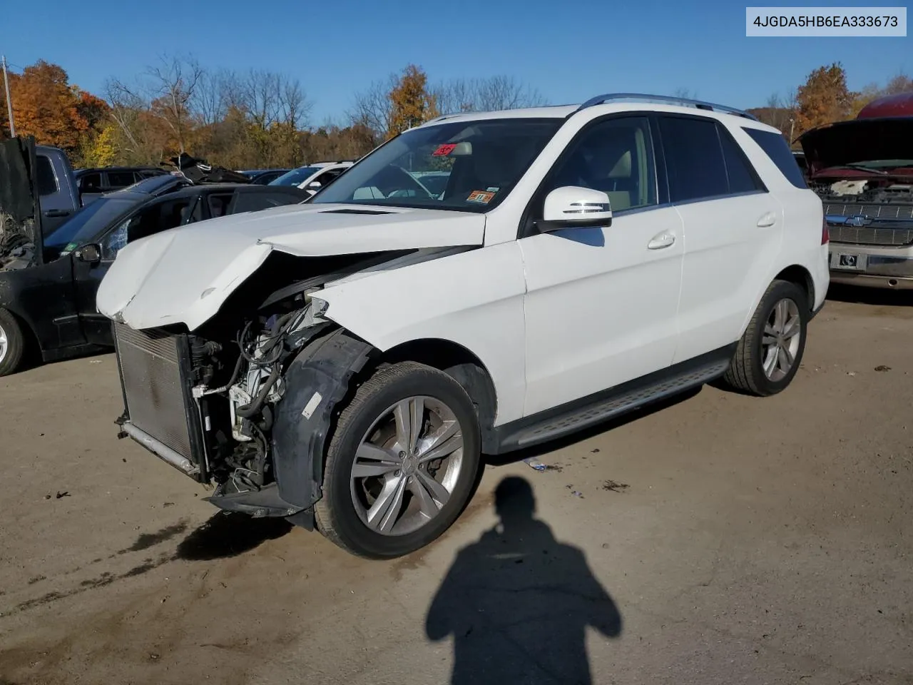 2014 Mercedes-Benz Ml 350 4Matic VIN: 4JGDA5HB6EA333673 Lot: 77326064