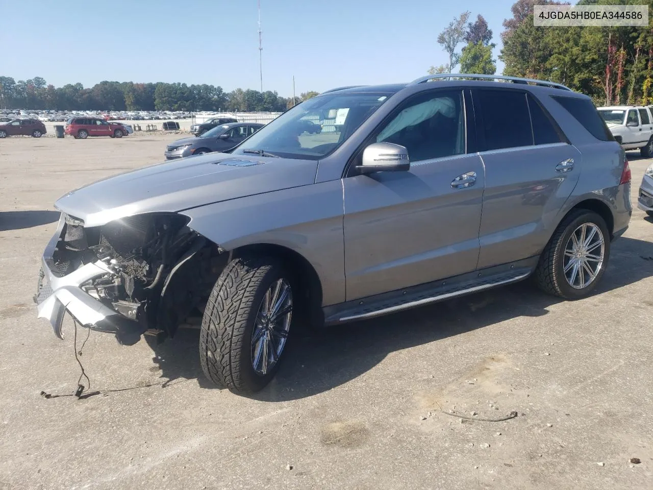 2014 Mercedes-Benz Ml 350 4Matic VIN: 4JGDA5HB0EA344586 Lot: 77386304