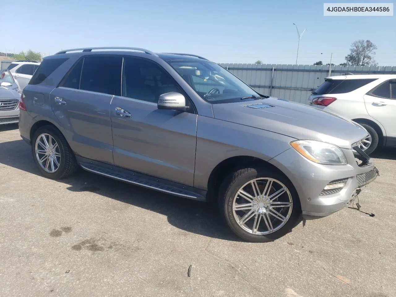 2014 Mercedes-Benz Ml 350 4Matic VIN: 4JGDA5HB0EA344586 Lot: 77386304