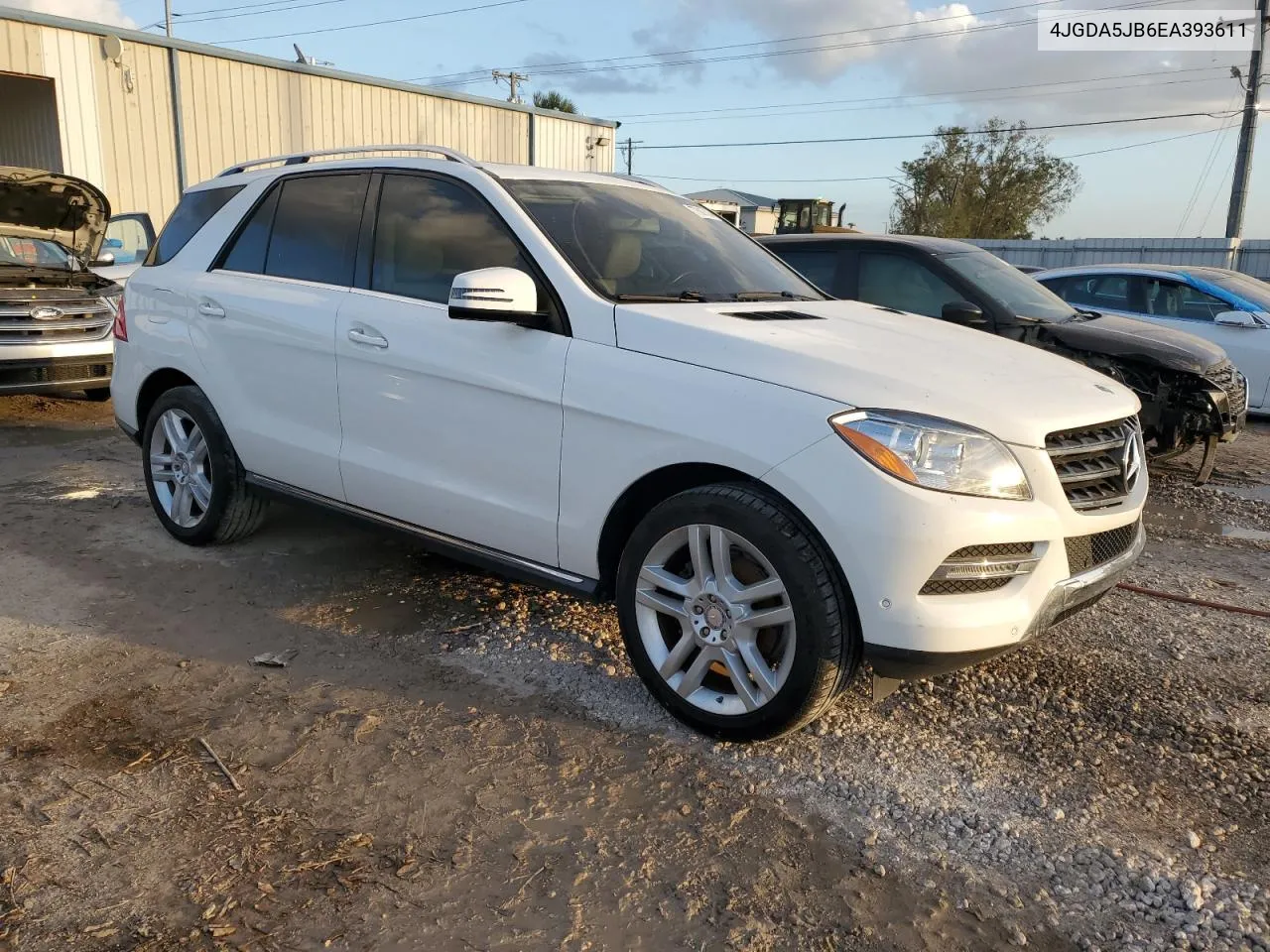 2014 Mercedes-Benz Ml 350 VIN: 4JGDA5JB6EA393611 Lot: 77587524