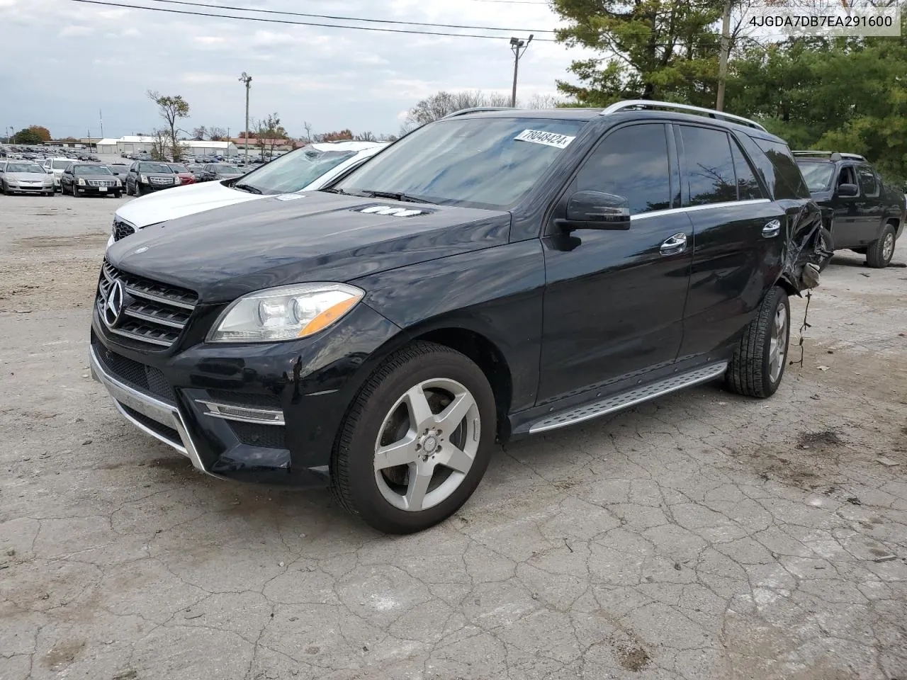 2014 Mercedes-Benz Ml 550 4Matic VIN: 4JGDA7DB7EA291600 Lot: 78048424