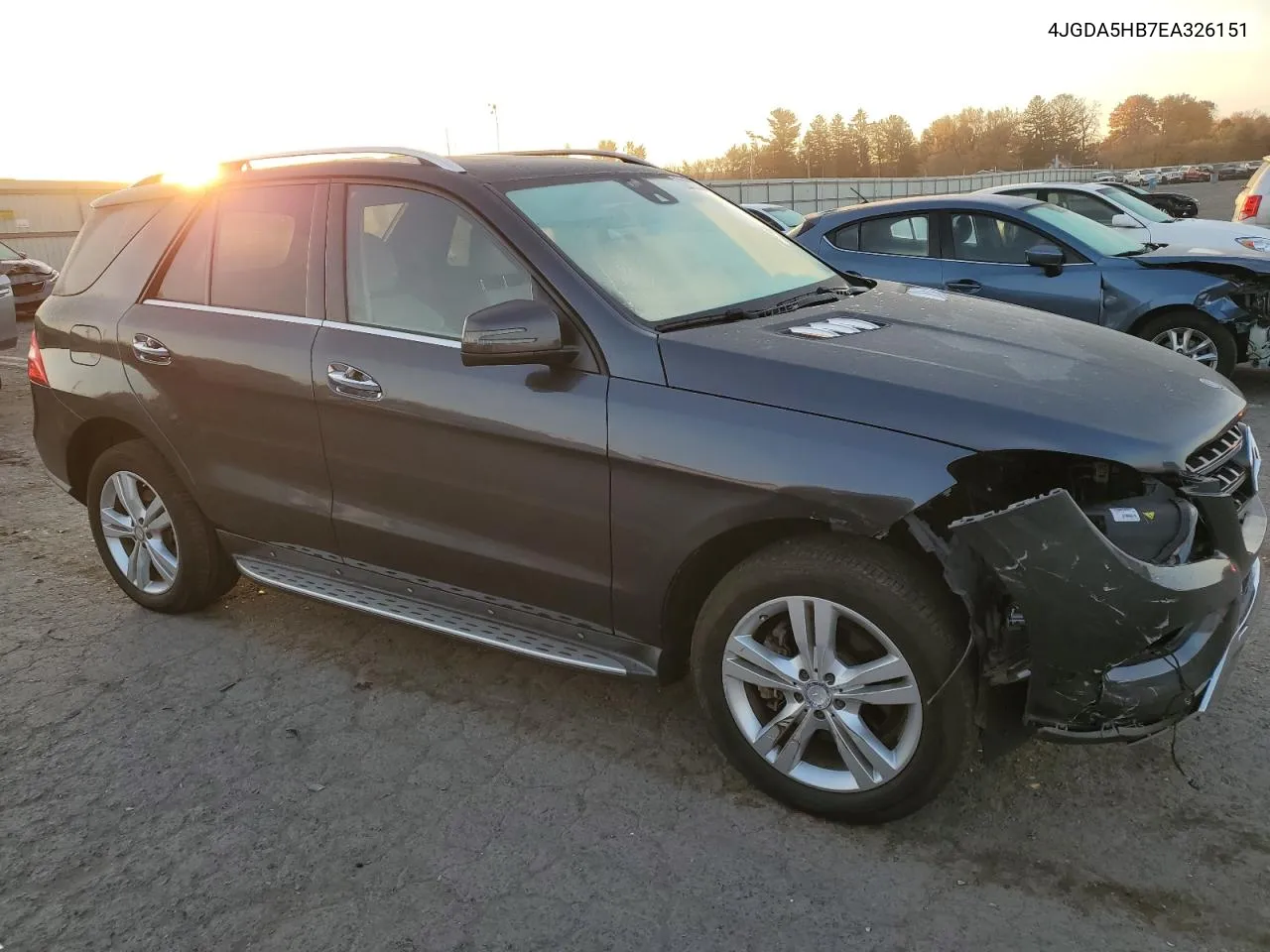 2014 Mercedes-Benz Ml 350 4Matic VIN: 4JGDA5HB7EA326151 Lot: 78199354