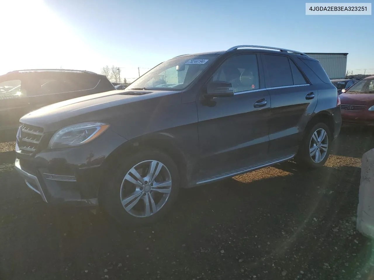 2014 Mercedes-Benz Ml 350 Bluetec VIN: 4JGDA2EB3EA323251 Lot: 78244194