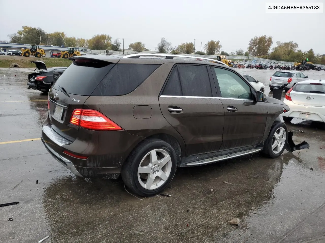 2014 Mercedes-Benz Ml 350 4Matic VIN: 4JGDA5HB6EA365183 Lot: 78377664