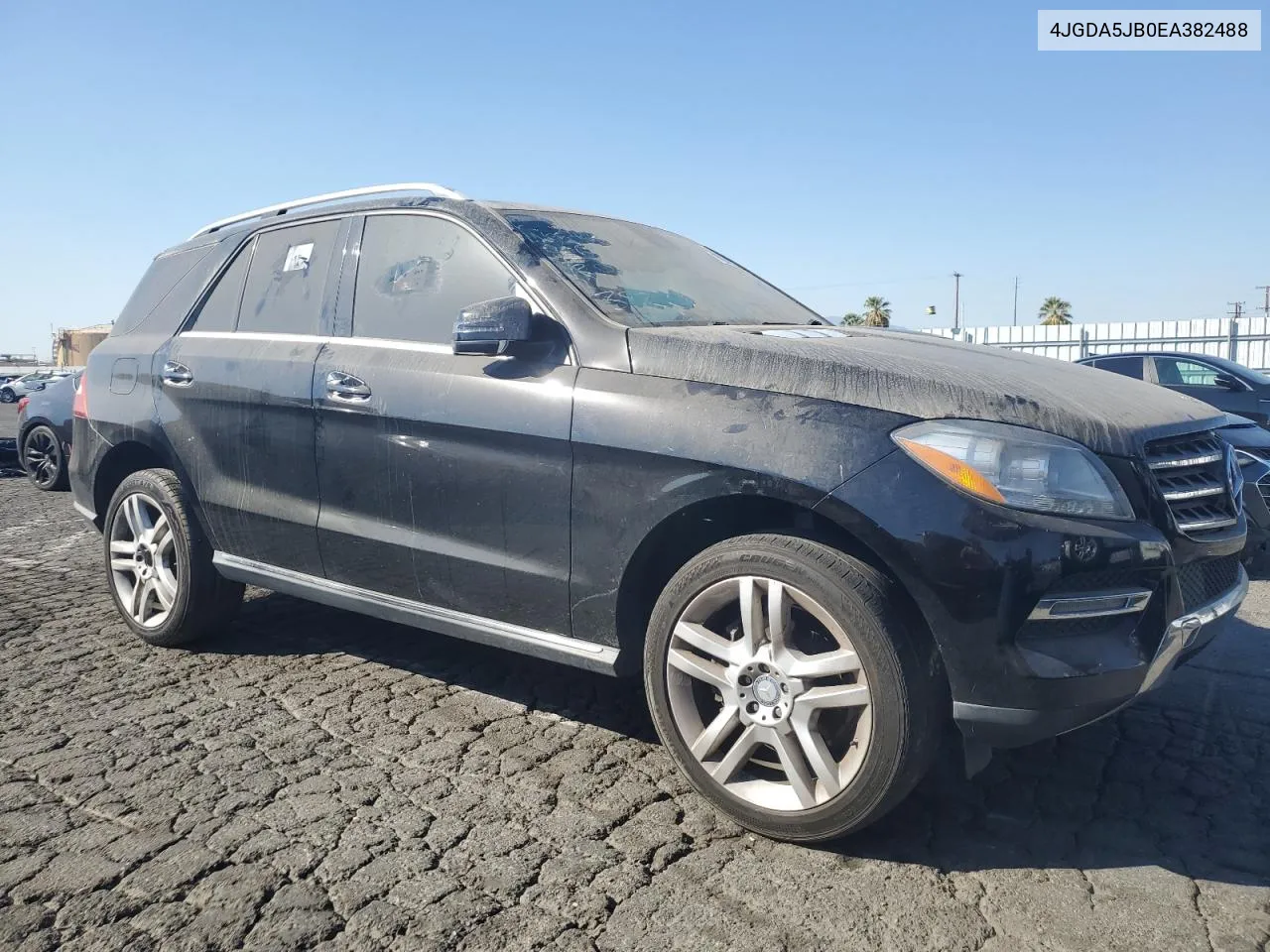 2014 Mercedes-Benz Ml 350 VIN: 4JGDA5JB0EA382488 Lot: 78642294