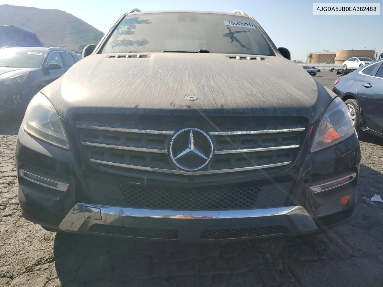 2014 Mercedes-Benz Ml 350 VIN: 4JGDA5JB0EA382488 Lot: 78642294