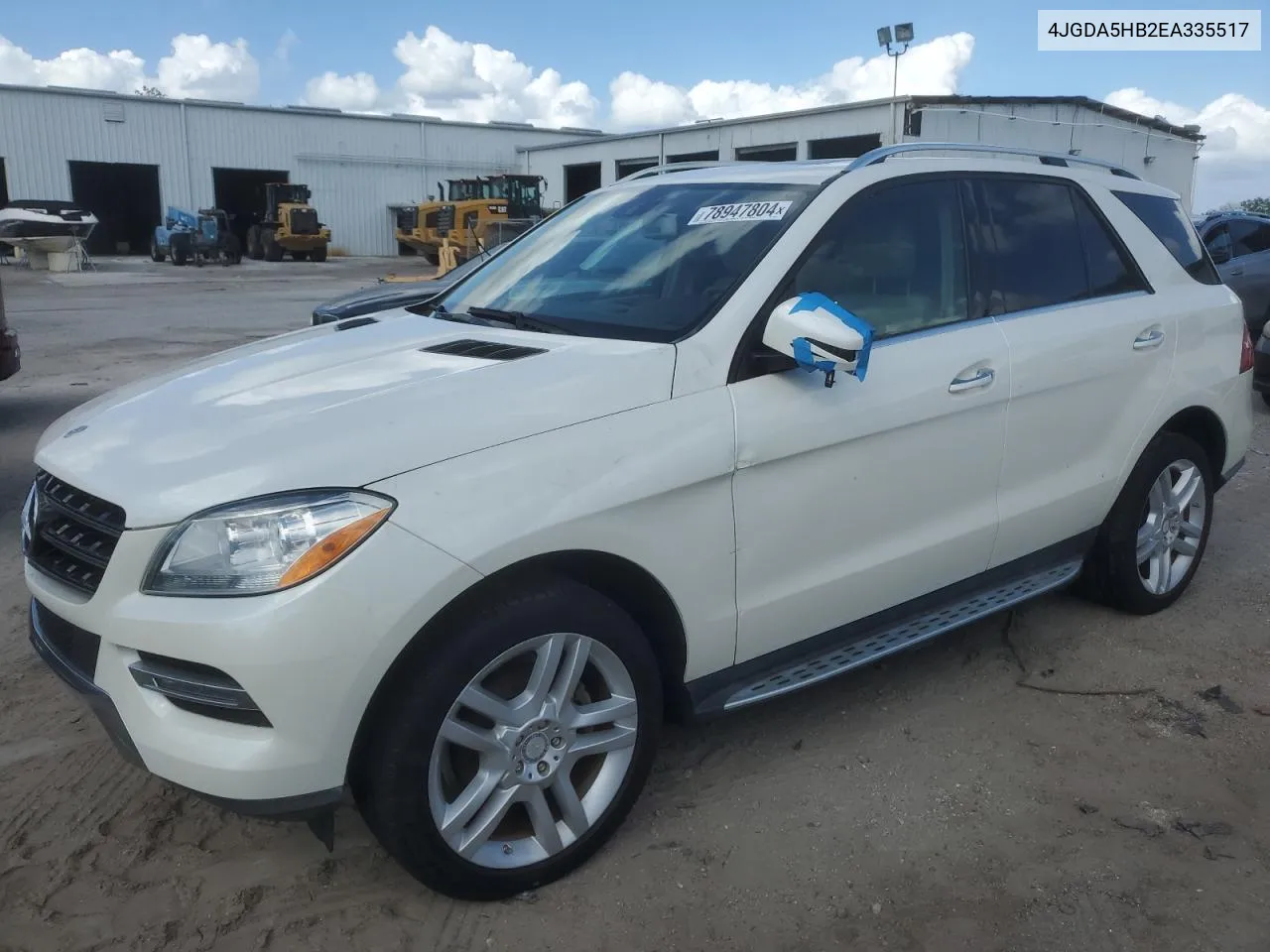 2014 Mercedes-Benz Ml 350 4Matic VIN: 4JGDA5HB2EA335517 Lot: 78947804