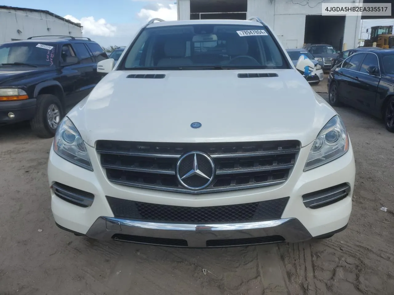 2014 Mercedes-Benz Ml 350 4Matic VIN: 4JGDA5HB2EA335517 Lot: 78947804