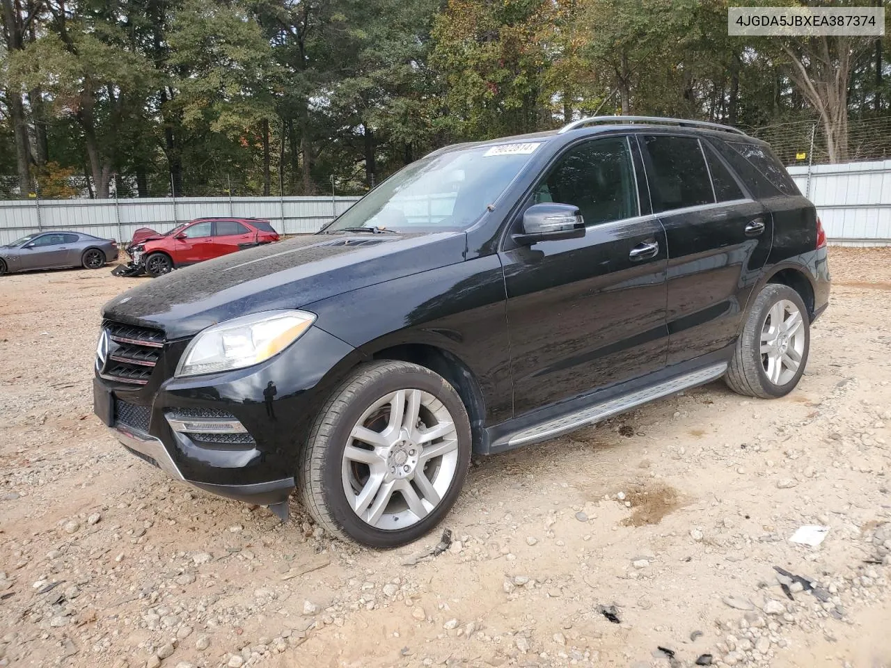 2014 Mercedes-Benz Ml 350 VIN: 4JGDA5JBXEA387374 Lot: 79022814