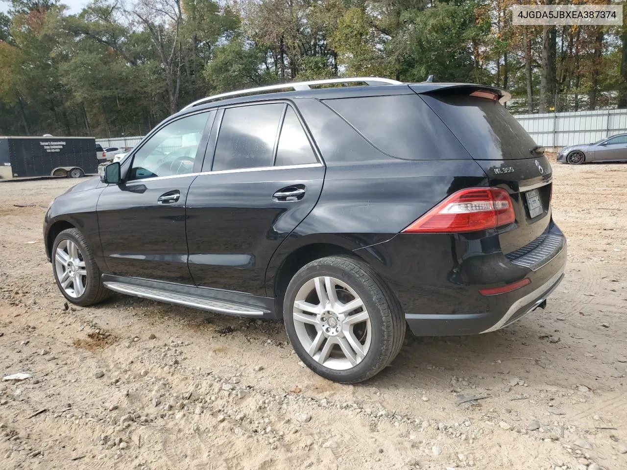 2014 Mercedes-Benz Ml 350 VIN: 4JGDA5JBXEA387374 Lot: 79022814