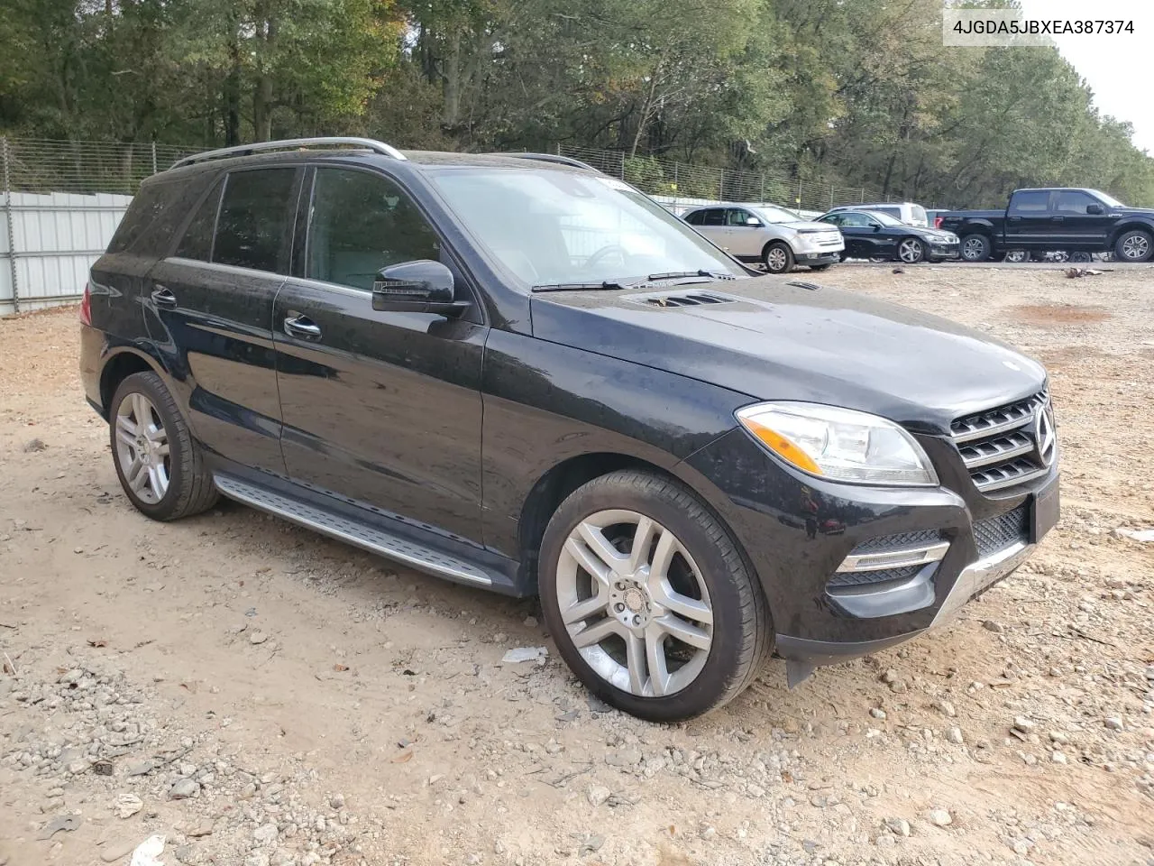 2014 Mercedes-Benz Ml 350 VIN: 4JGDA5JBXEA387374 Lot: 79022814