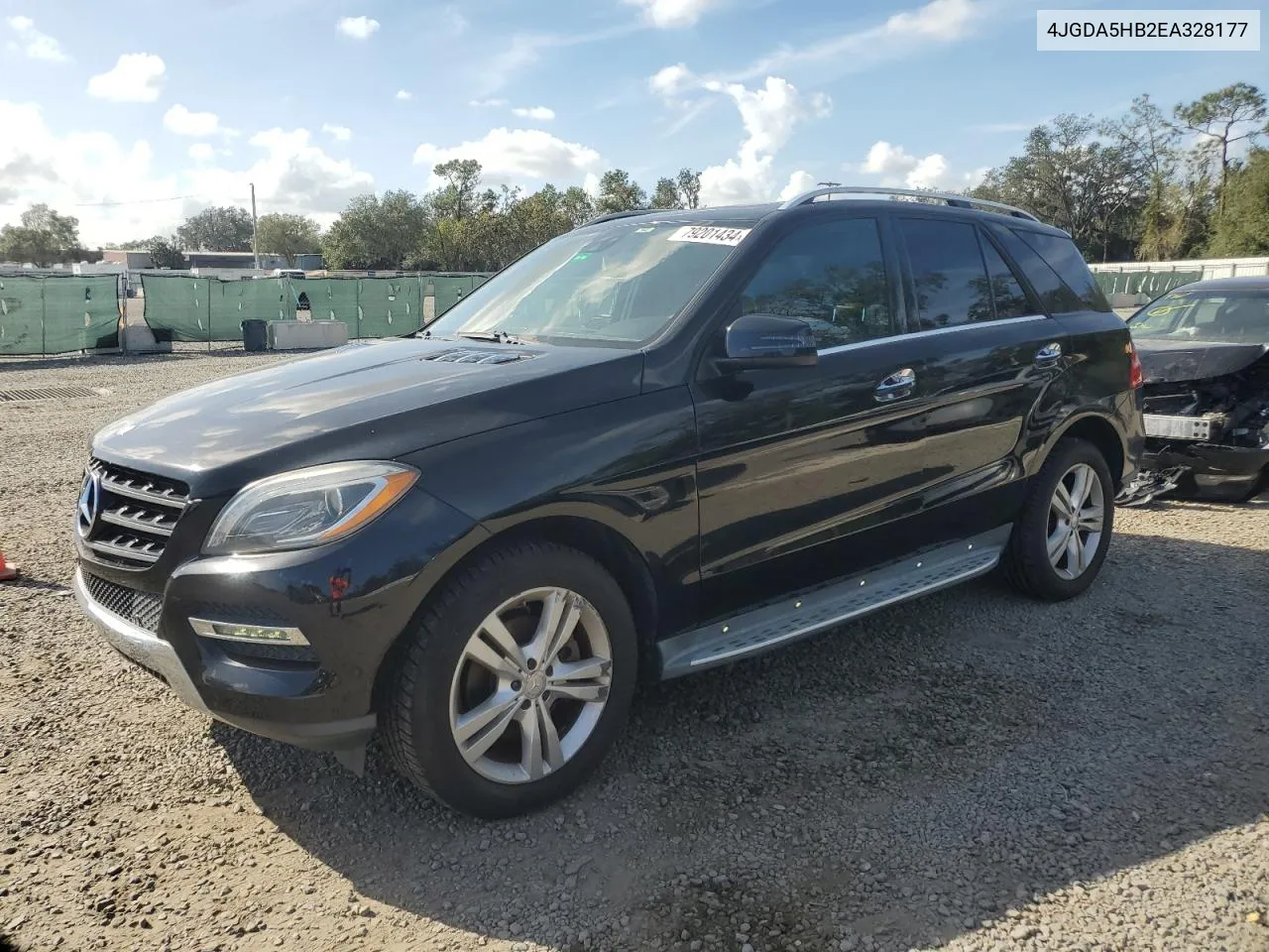 2014 Mercedes-Benz Ml 350 4Matic VIN: 4JGDA5HB2EA328177 Lot: 79201434