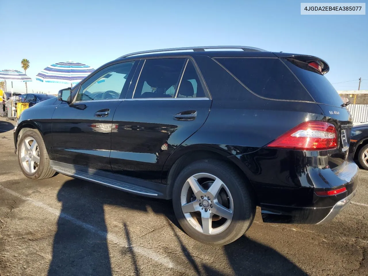 2014 Mercedes-Benz Ml 350 Bluetec VIN: 4JGDA2EB4EA385077 Lot: 80142384