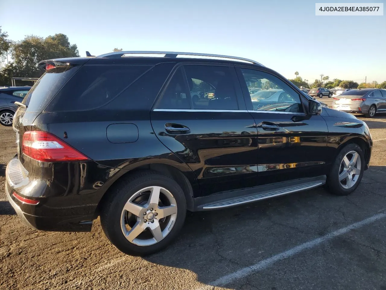 2014 Mercedes-Benz Ml 350 Bluetec VIN: 4JGDA2EB4EA385077 Lot: 80142384