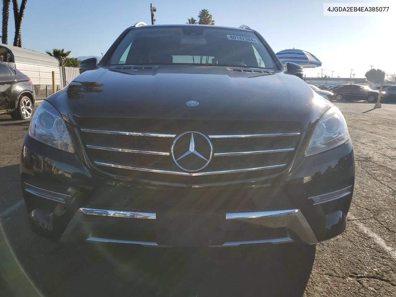 2014 Mercedes-Benz Ml 350 Bluetec VIN: 4JGDA2EB4EA385077 Lot: 80142384