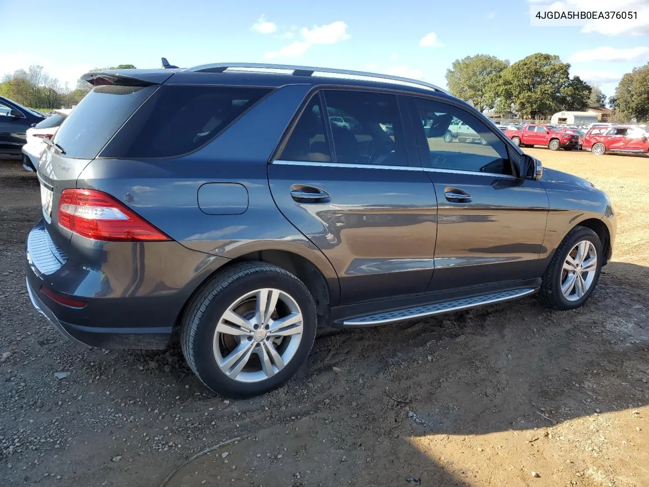 2014 Mercedes-Benz Ml 350 4Matic VIN: 4JGDA5HB0EA376051 Lot: 80228554