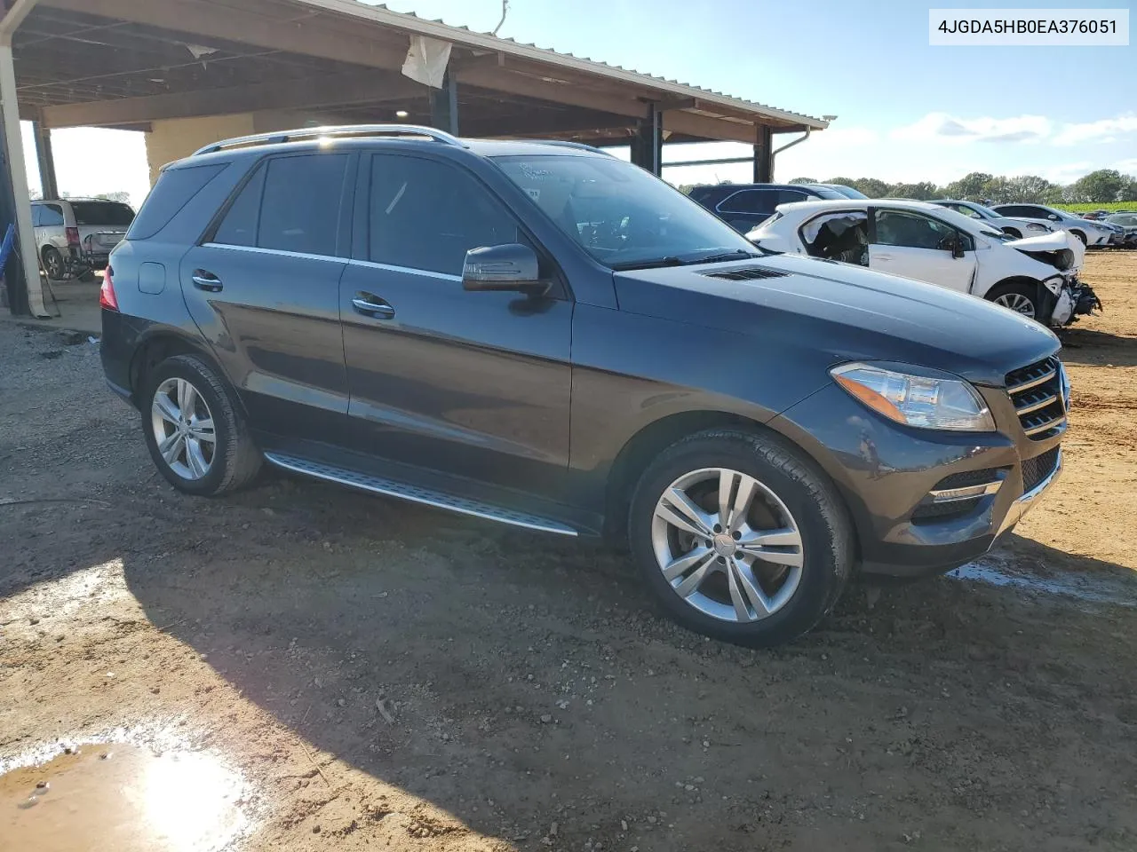 2014 Mercedes-Benz Ml 350 4Matic VIN: 4JGDA5HB0EA376051 Lot: 80228554