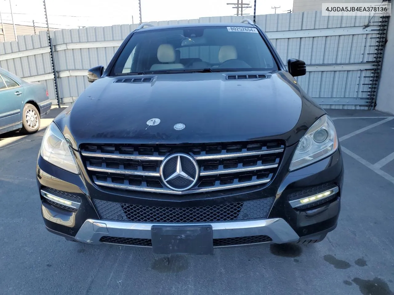 2014 Mercedes-Benz Ml 350 VIN: 4JGDA5JB4EA378136 Lot: 80252654