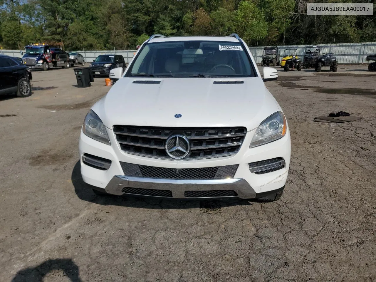 2014 Mercedes-Benz Ml 350 VIN: 4JGDA5JB9EA400017 Lot: 80580944