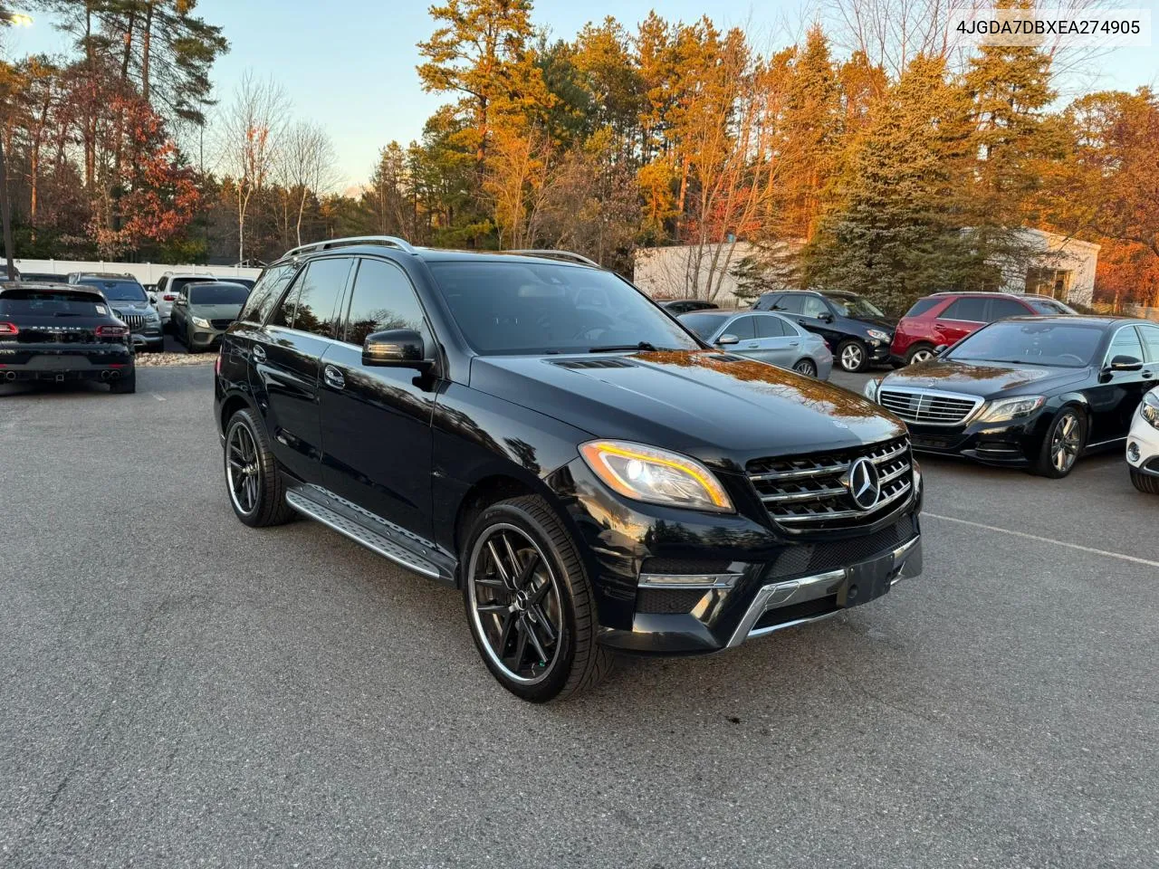 2014 Mercedes-Benz Ml 550 4Matic VIN: 4JGDA7DBXEA274905 Lot: 81653694