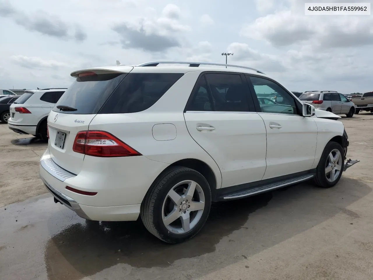 2015 Mercedes-Benz Ml 350 4Matic VIN: 4JGDA5HB1FA559962 Lot: 53497994