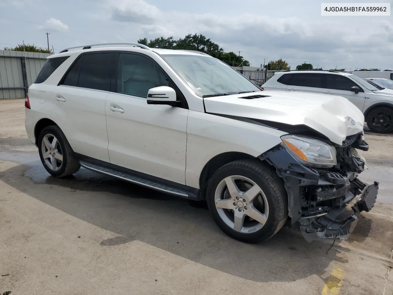 2015 Mercedes-Benz Ml 350 4Matic VIN: 4JGDA5HB1FA559962 Lot: 53497994