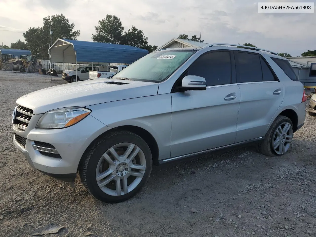 2015 Mercedes-Benz Ml 350 4Matic VIN: 4JGDA5HB2FA561803 Lot: 55723424