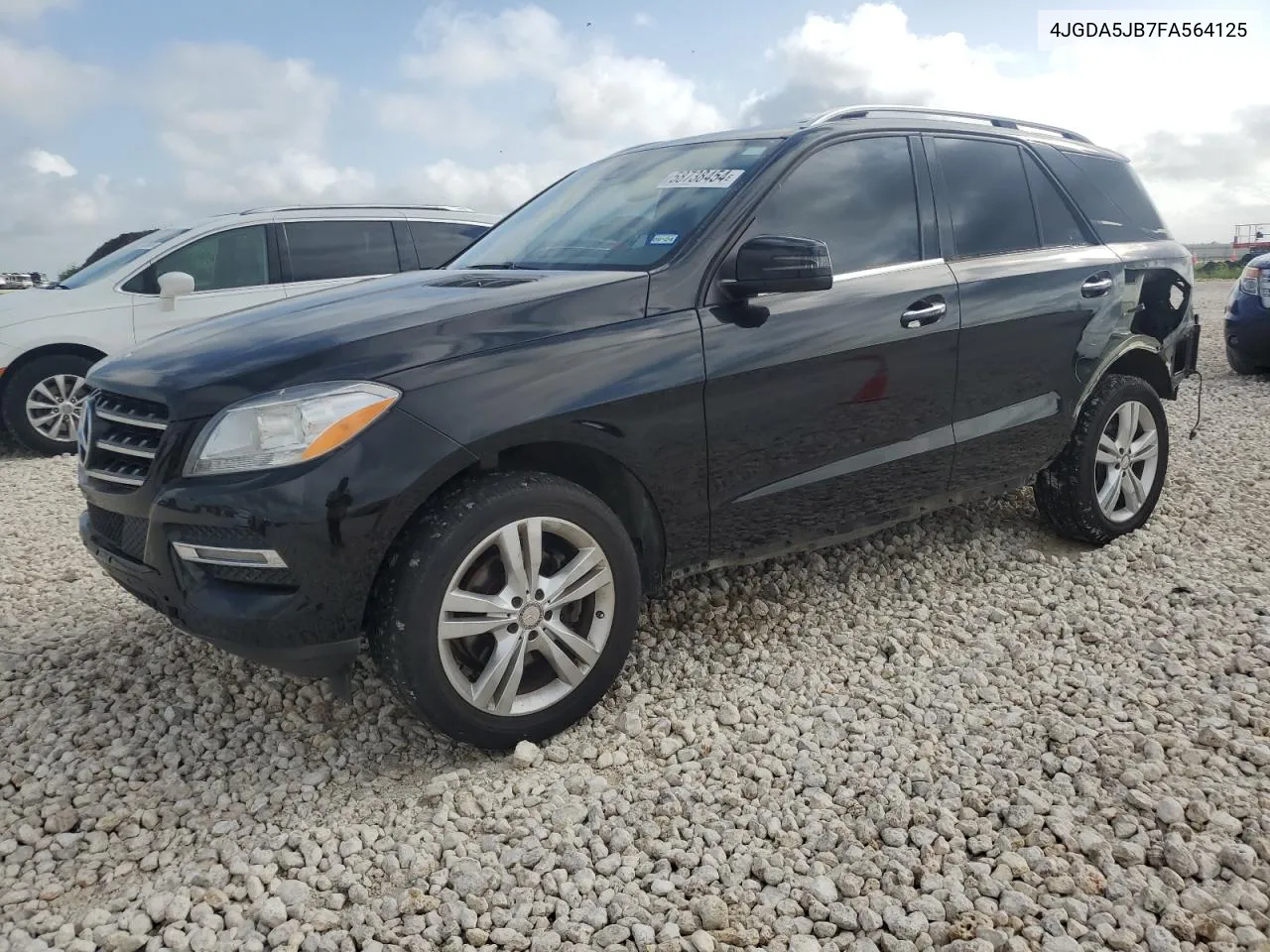 2015 Mercedes-Benz Ml 350 VIN: 4JGDA5JB7FA564125 Lot: 58738454