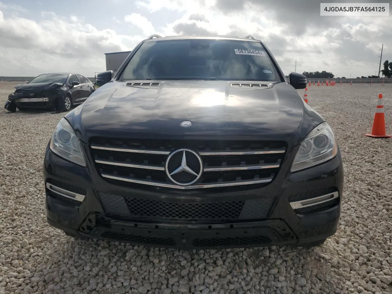 2015 Mercedes-Benz Ml 350 VIN: 4JGDA5JB7FA564125 Lot: 58738454