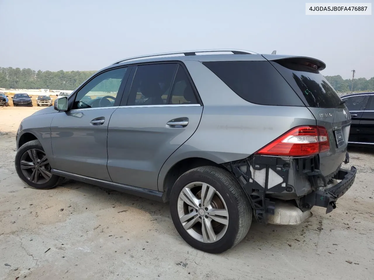 2015 Mercedes-Benz Ml 350 VIN: 4JGDA5JB0FA476887 Lot: 60273583