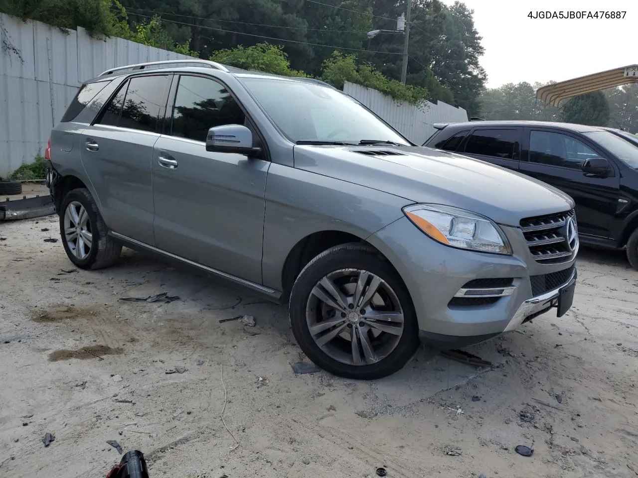 2015 Mercedes-Benz Ml 350 VIN: 4JGDA5JB0FA476887 Lot: 60273583