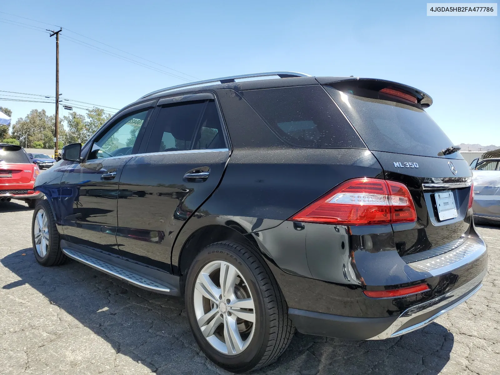 2015 Mercedes-Benz Ml 350 4Matic VIN: 4JGDA5HB2FA477786 Lot: 66422404