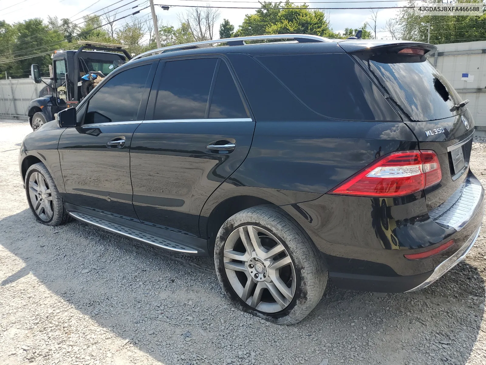 2015 Mercedes-Benz Ml 350 VIN: 4JGDA5JBXFA466688 Lot: 66773254