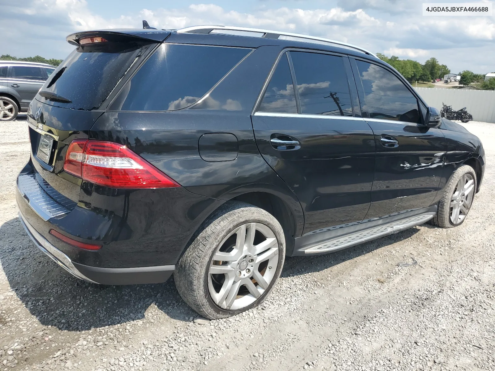 2015 Mercedes-Benz Ml 350 VIN: 4JGDA5JBXFA466688 Lot: 66773254