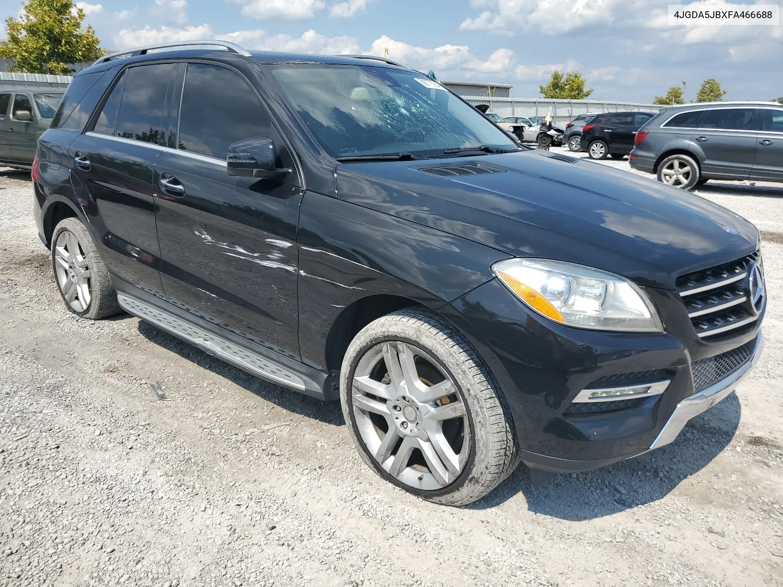 2015 Mercedes-Benz Ml 350 VIN: 4JGDA5JBXFA466688 Lot: 66773254