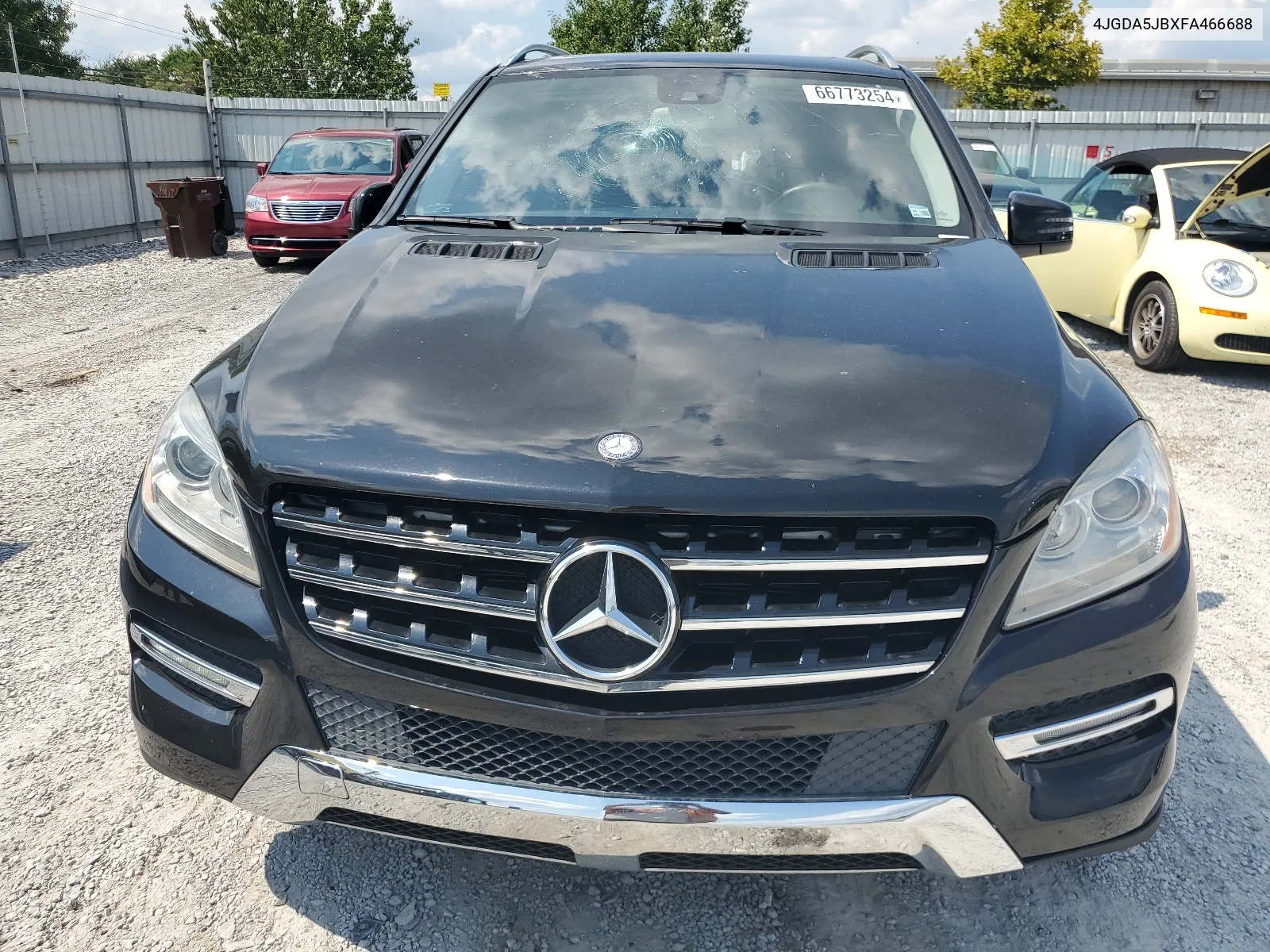 2015 Mercedes-Benz Ml 350 VIN: 4JGDA5JBXFA466688 Lot: 66773254