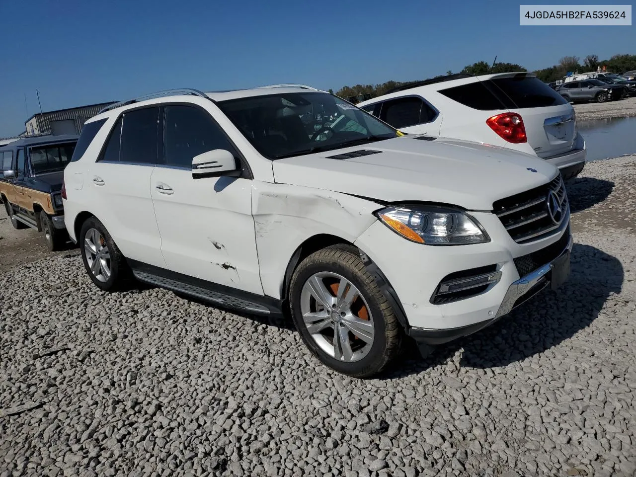 2015 Mercedes-Benz Ml 350 4Matic VIN: 4JGDA5HB2FA539624 Lot: 70470094